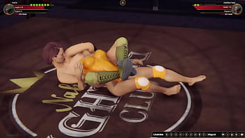 Horie vs adeline nf3d female mma combat ring