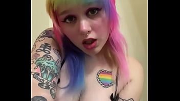 Slut whore cleans and teases