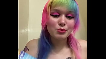 Slut whore cleans and teases