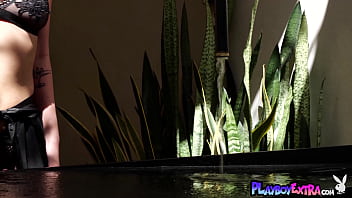 Cute brunette exotic muse taking off her sexiest lingerie