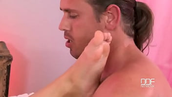 Sweetie teases with ankle socks