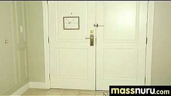 Slippery nuru massage for lucky dude 5