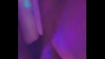 Fat ebony pussy filled with soda can