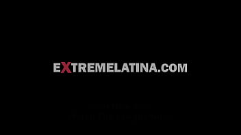 Amazing latina trying very deep throating