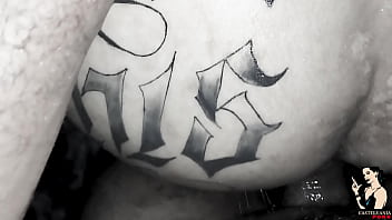 Trailer fan gives paty angel anal massage with anal