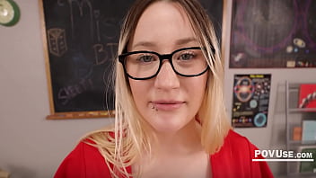 Stepson gets handson help from his busty teacher stepmom