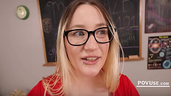 Stepson gets handson help from his busty teacher stepmom