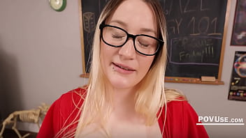 Stepson gets handson help from his busty teacher stepmom