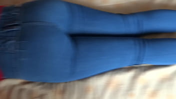 I show my big ass with my jeans on and my jeans down they caress me and want to fuck me