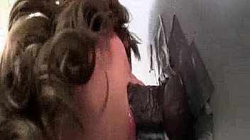 Big black cock at gloryhole