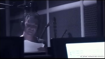 Sarah gets double penetrated as she takes on two cocks