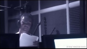 Sarah gets double penetrated as she takes on two cocks