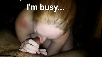 Milf sucking my dick