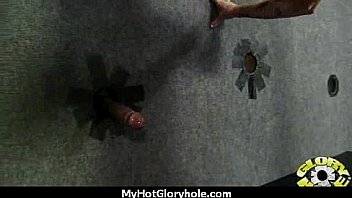 Sexy wild lady deepthroats at gloryhole 18