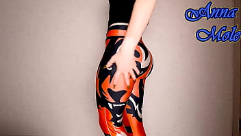 Pawg in shorts and leggings for yoga twirls her big elastic ass right in front of your nose video selection