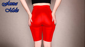 Pawg in shorts and leggings for yoga twirls her big elastic ass right in front of your nose video selection