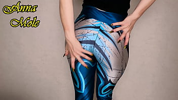 Pawg in shorts and leggings for yoga twirls her big elastic ass right in front of your nose video selection