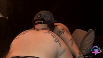 Granite obscur beautiful brunette milf in leather bikini sucking huge cock before getting her big ass eated and butthole worshipped fetish thick pawg interracial couple & sloppy wet rimming