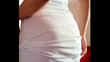 Pov roleplay vídeo call with your latina virtual girlfriend wants sex blonde dress small tits