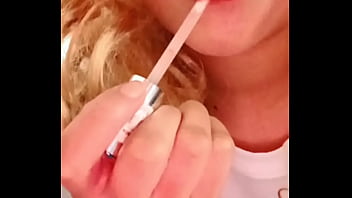 Pov roleplay vídeo call with your latina virtual girlfriend wants sex blonde dress small tits