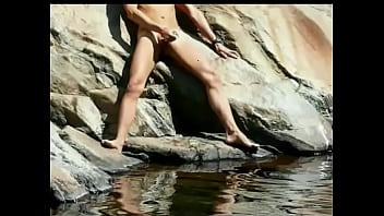 Wank And Cum Out By A Watering Hole thumbnail