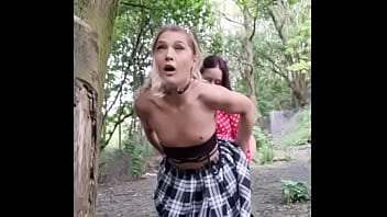 Strap on in the woods