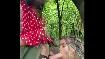 Strap on in the woods