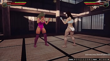 Bambi vs taylor nf3d lesbian sexual combat dojo battle