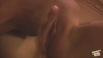 A blonde woman with attractive features expresses her gratitude to a fireman by allowing him to engage in passionate intercourse with her well formed and rounded buttocks