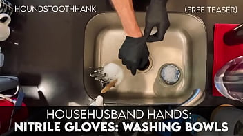 Househusband Nitrile Gloves Washing Bowls thumbnail