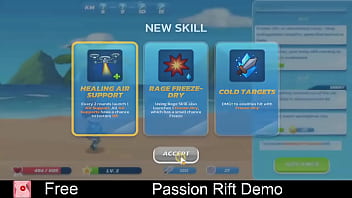 Passion rift free steam demo game side scroller idler roguelite auto battler pve game