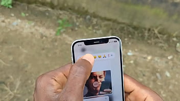 Horny couples exchanged nude pictures on chat and later met at the balcony and fucked hard