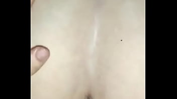 Doggystyle with anal plug on