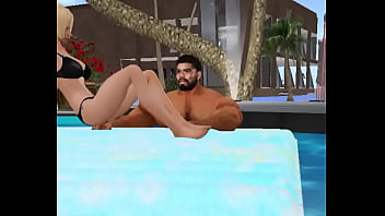 Hunk admires girl Hunk admires girl