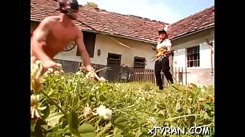 Dude's throat screwed with toy