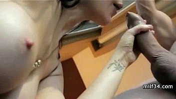 Horny big tit milf fucked hard