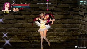 Guilty hell 2 female kisses and licking airi around