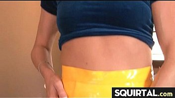 Teen's squirt hard orgasm 23