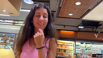 Cumwalk In Public Supermarket Facial Fetish Outdoor Blowjob thumbnail