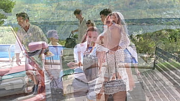 Poolside exploration chapter 1 bi bffs shalina devine and olivia del rio share a strap on gp3287