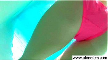 Amateur hot girl insert in holes all kind of toys clip 36