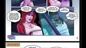 Witch in hood for hunting