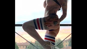 Dancing at the window