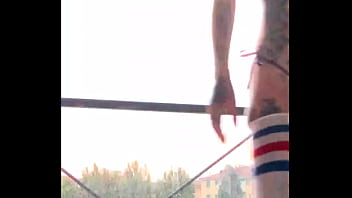 Dancing at the window