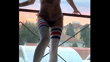 Dancing at the window