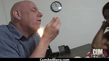 Ebony Chick Fucked Hard In Group Sex Action 17 thumbnail