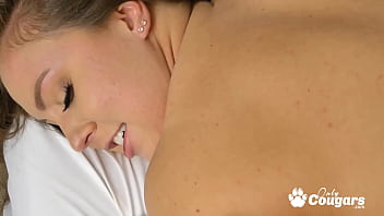 Maddy Rips Her Stockings And Slides A Dick Deep Inside Her Pussy thumbnail