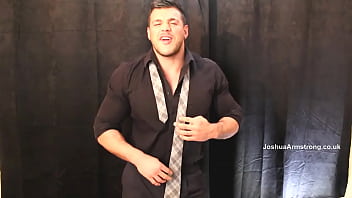 Shirt And Tie Strip Down Rub And Cum thumbnail