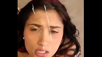 Cumshot face