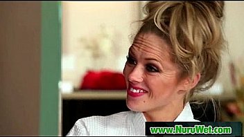 Slippery massage with nuru gel from asian sexy babe 12